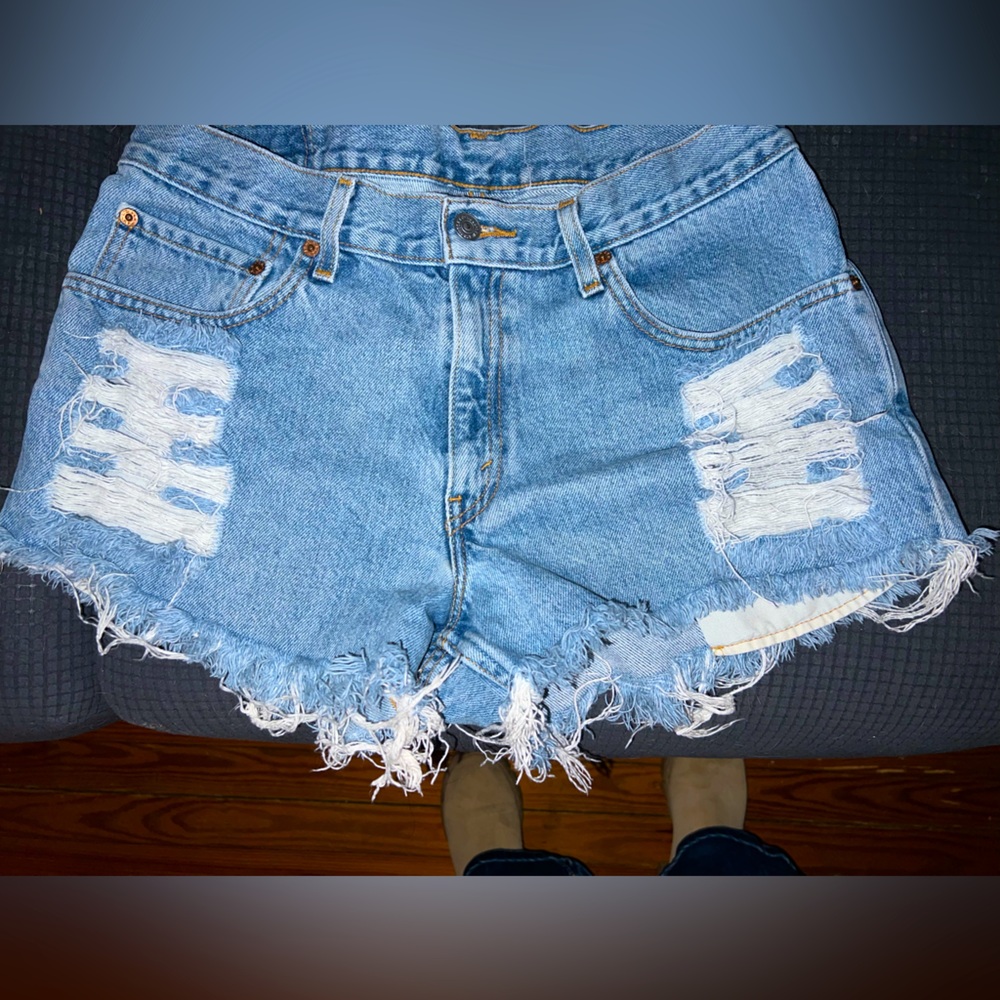 Levi denim shorts